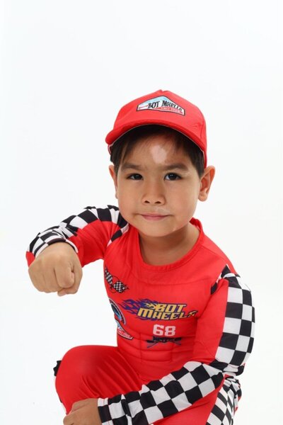 Gadget Gear Formula 1 Yarışçı Çocuk Kostümü - F1- Süper Kahraman Kostümü Ve Parti Kostümü