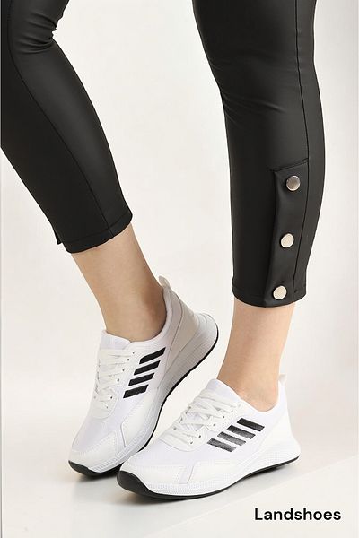 LANDSHOES Pantofi sport cu șireturi, unisex, zilnic, anatomici, cu talpă flexibilă