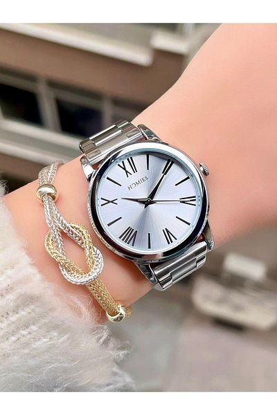 Homies Women's Wristwatch - Original Product - Bracelet Gift - 3 Atm Waterproof