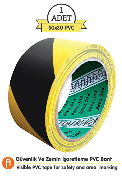 PackMai Bant Yer İşaretleme Bandı 50mm.x30 Metre PVC