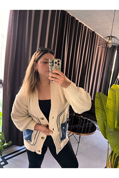 Store Kadın Yüksek Kalite Büyük Beden Hırka