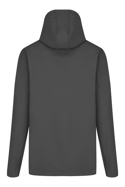 SİVAİST Gray Men's 100% Waterproof Inner Fleece Inner Pocket Detachable Hooded Softshell Coat&Coat