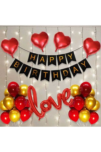 Ezgi Party Store LOVE FOIL HEART ΣΕΤ ΜΠΑΛΟΝΙ ΠΑΡΤΥ ΚΑΛΗΜΕΡΑ