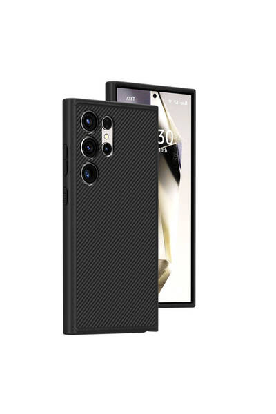 Hatreds Galaxy S24 Ultra Kılıf Magsafe Şarj Özellikli Karbon Fiber Görünümlü ...