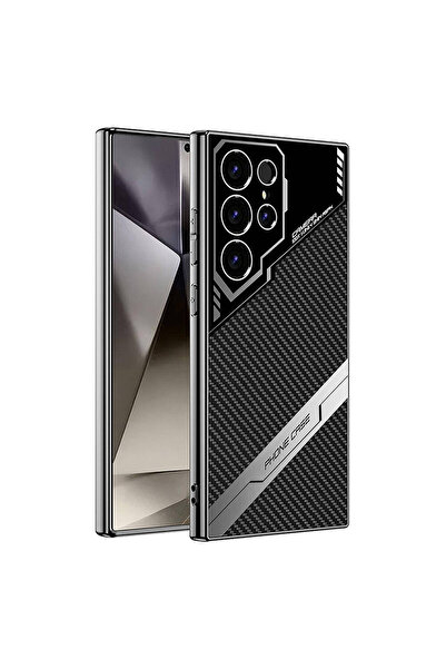 Hatreds Galaxy S24 Ultra Kılıf Kamera Korumalı Karbon Tasarım Hatreds Yeni Se...