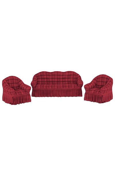 Evory Home Turkey Sofa Cover 4 Pieces Set of 7 Seater (3+2+1+1) Anti Wrinkle Slip Resistant Furniture Protector