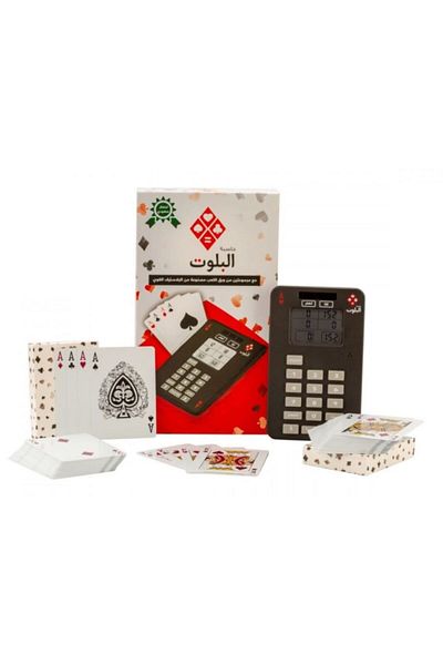 Point Plus حزمة حاسبة البلوت مع بطاقتين للعب