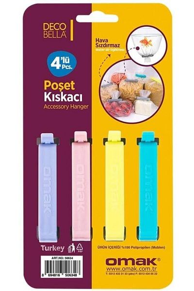 Askıcı 4-Piece Bag Clipper