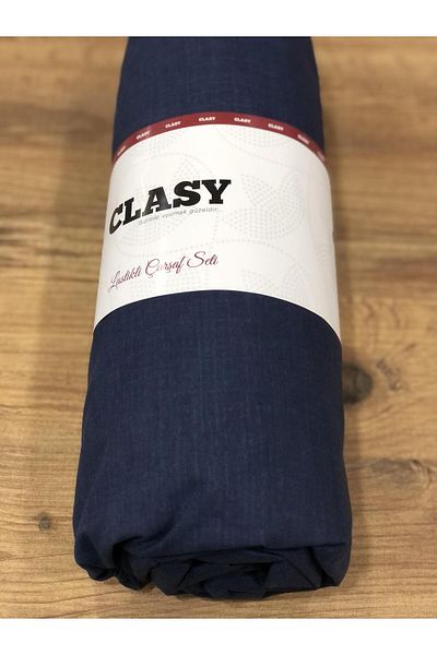 Clasy Battal Double 100% Cotton Fitted Sheet 2 Pillowcases 180 X 200