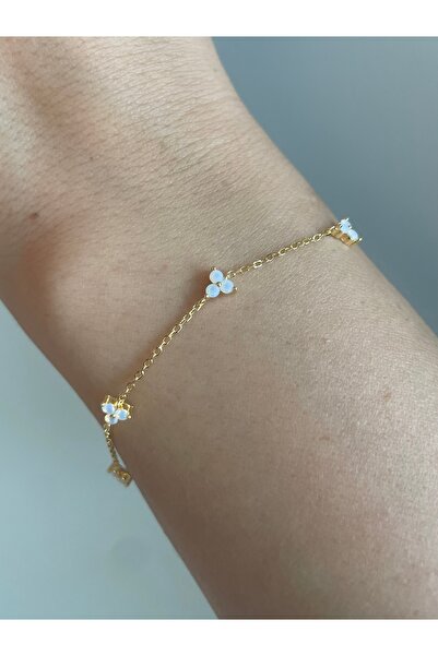 Sade Accessory Üç Ay Taşlı Bileklik