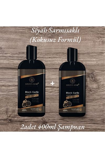 Golden Azar Black Ivy Extract (No Scent Formula) 400ml Shampoo Extra Volume
