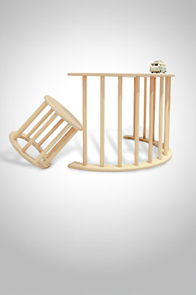 Ombi Baby Montessori Ahşap Tırmanma Kemeri Ve Oyun Taburesi