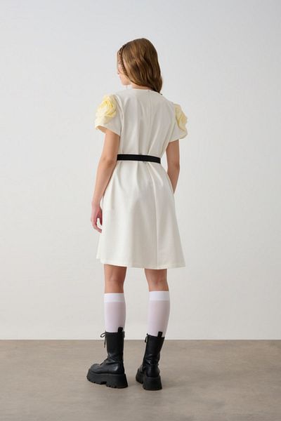 HAUSEkids Φόρεμα 10-16 ετών I Love Hause Girl Design - Εκρού