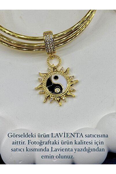 Lavienta Gold Steel Ajda Charm (Only Charm)