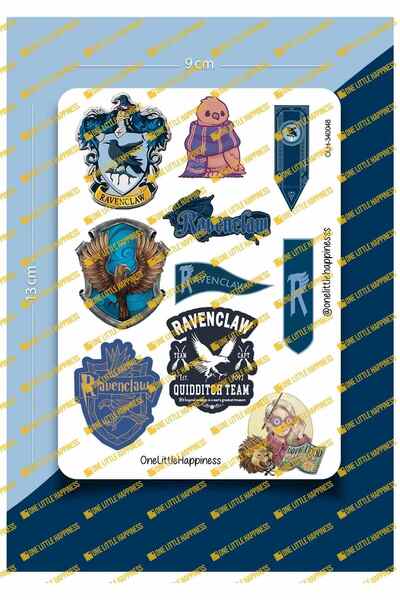 One Little Happiness Set de autocolante tematice Harry Potter Ravenclaw - pen...