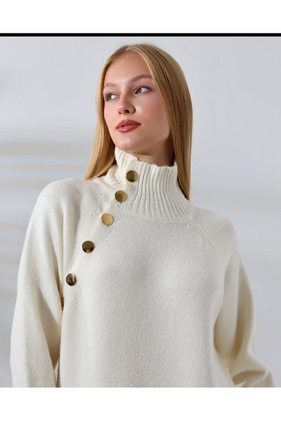 eflanmoda Γυναικείο μαλακό πλεκτό φόρεμα
