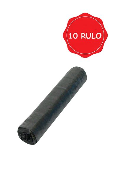RNL04 10 Pieces Hantal Size Black Eco Industrial Trash Bags - A020