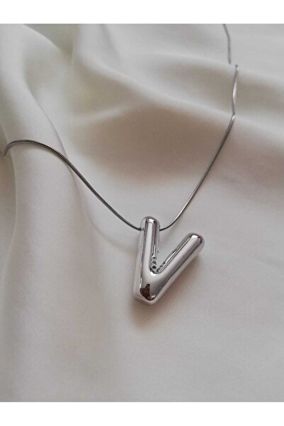 Judas Takı قلادة جديدة على شكل حرف بالون مع سلسلة فولاذية فضية