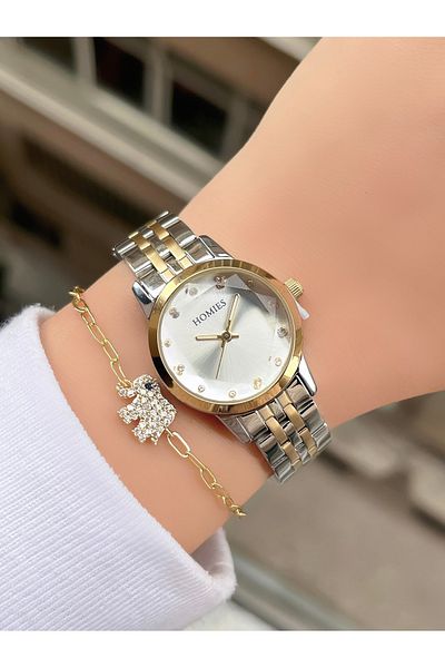 Homies Women's Wristwatch - Original Product - Bracelet Gift - 3 Atm Waterproof