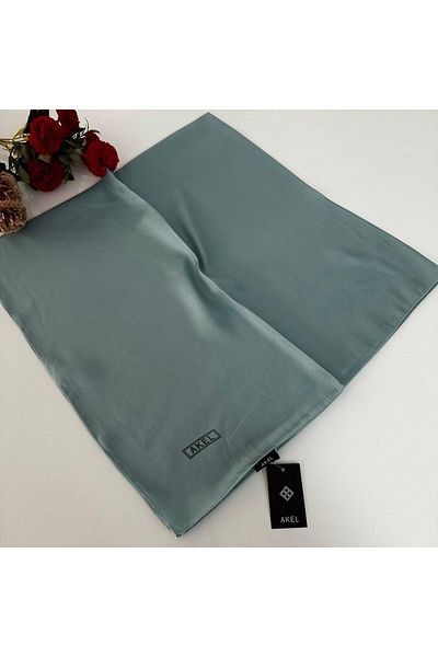 Akel Φουλάρι Water Green Plain Crystal - LTA0416