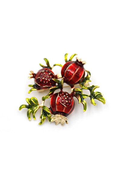 mos&more 3 lü Dalında Nar  Broş