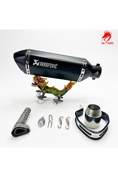 setmoto Performans Egzos - Tok Ses Akrep - Susturucu - Siyah