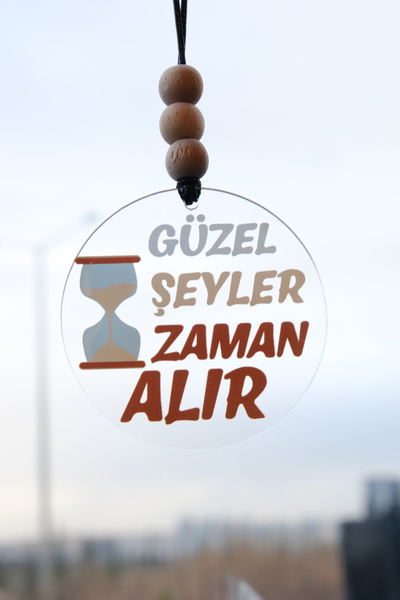 Balkhoon Güzel Şeyler Zaman Alır Dikiz Aynası Süsü Araba Süsü Hediyelik Eşya