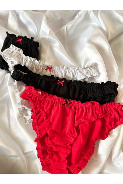 blackstrip Pastel Bliss 5-Piece Lingerie Set for Women - Advantage Package (Pastel & Christmas Colors)