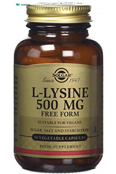 Solgar L-lysine 500 Mg 50 Capsules