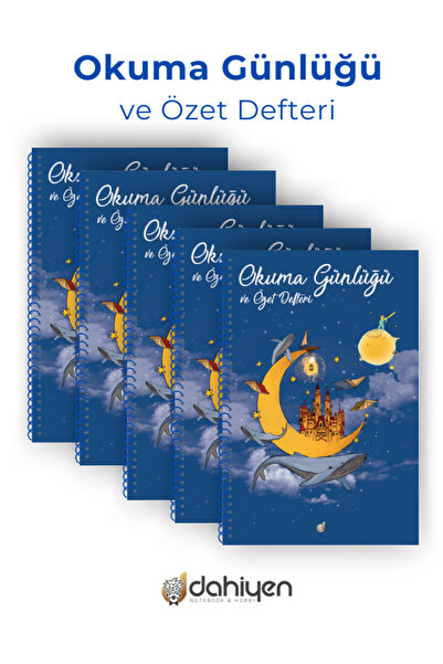 Dahiyen Дневник за четене „Книжен червей“ (за деца) – 5 екземпляра