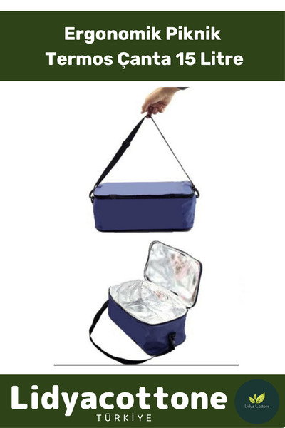 Lidyacottone Стильний вигляд, зберігає тепло і холод, термоізольована сумка д...