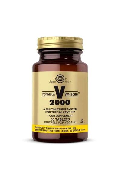 Solgar Vm 2000 30 Tablet Multivitamin