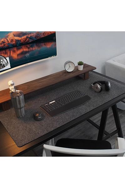 Next Craft Σκούρο Γκρι Mouse Pad Organizer Felt Mat - 90x48 cm
