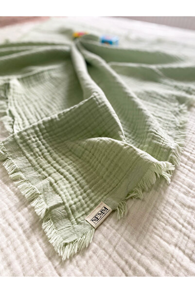 NEMM 4 Layer Muslin Baby & Kids Blanket 100% Cotton Muslin Blanket 110X110Cm