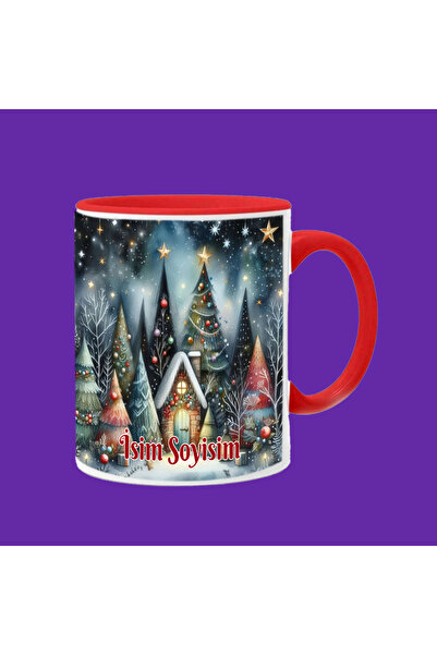 Ceymas Hediyelik Kişiye Özel Yılbaşı Yeniyıl Tasarımlı Kişiye Özel Yeni Yıl T...