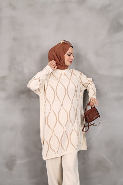 MODA Glitter Knitwear Tunic