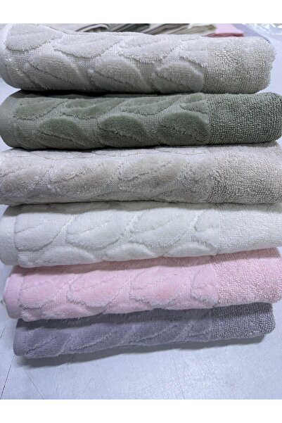 Nurpak Набір рушників для рук Hazal 6 штук 50x90см 100 бавовна