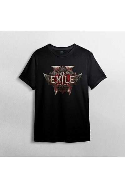 Pixxa Path of Exile 2 Θεματικό T-Shirt με λαιμόκοψη 100% βαμβάκι - Μοντέλο 1