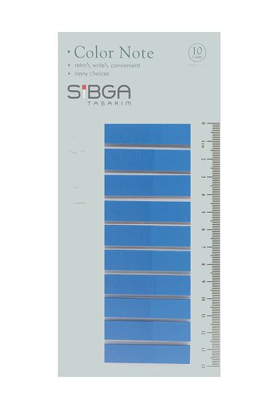 sibga tasarım Transparent Blue Postit - Bookmark, Sticker Note Paper 0206