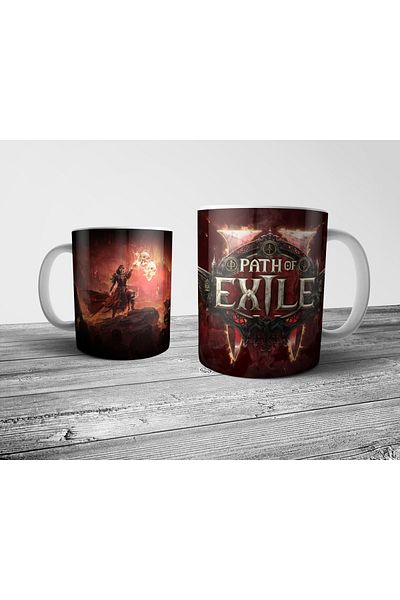 Pixxa Path of Exile 2 Themed - Mug and Cup Model 3