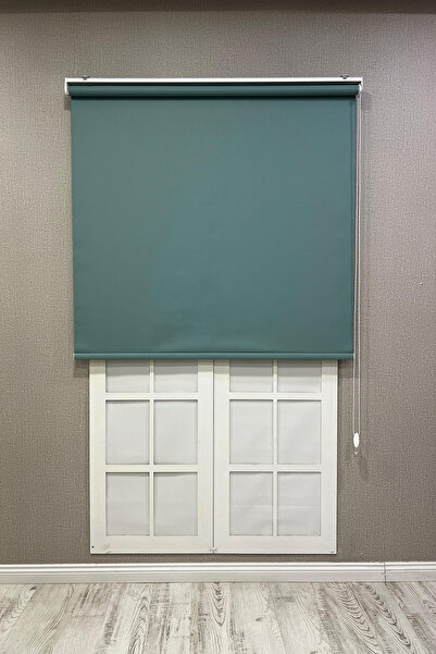 mep mekanik Stor Perde İthal Mat Polyester Yeşil p1380