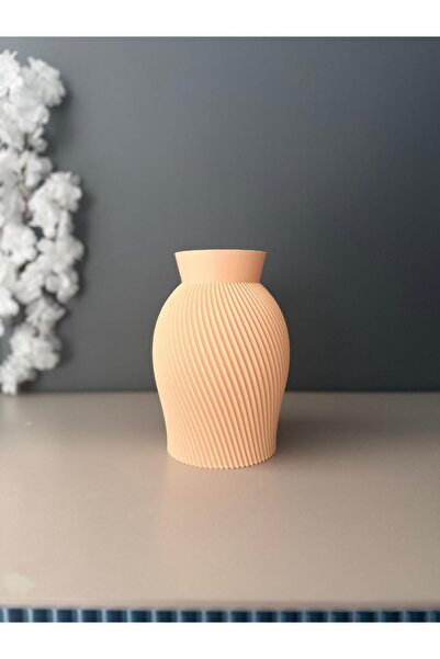 Limon 3D Desing Modern Şık Ve Dekoratif Dayanıklı Boncuk Vazosu | Salon- Sera...