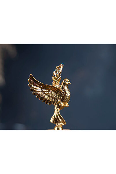 MIARIK DESIGN & DEKORASYON Ucan Kus Dekoratif Hayvan, Yaprak Figürlü Metal Ob...