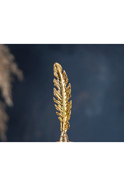 MIARIK DESIGN & DEKORASYON Tuy Dekoratif Hayvan, Yaprak Figürlü Metal Obje Ak...