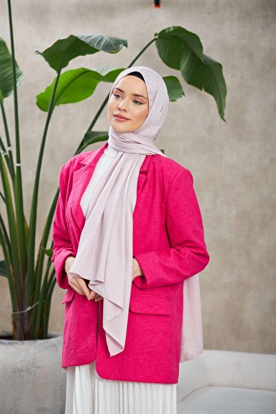 İpekhan Novvela Pattern Silky Jacquard Σάλι Ασημί 9008-02