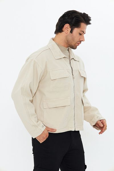 Oyga Ανδρικό τζιν μπουφάν Oversize Fit