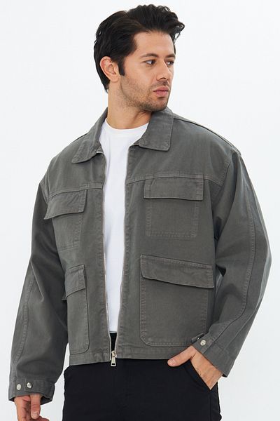Oyga Ανδρικό τζιν μπουφάν Oversize Fit