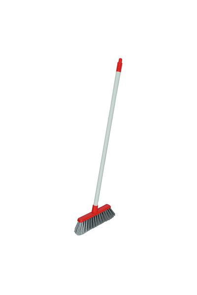 LokmanAVM Eco Plastic Brush Set with Broom and Dustpan - Mixed Color Zp-139