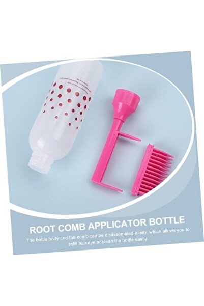 HİROS'H Flacon pentru vopsirea părului cu pieptene, ulei pentru îngrijire și flacon pentru aplicarea șamponului