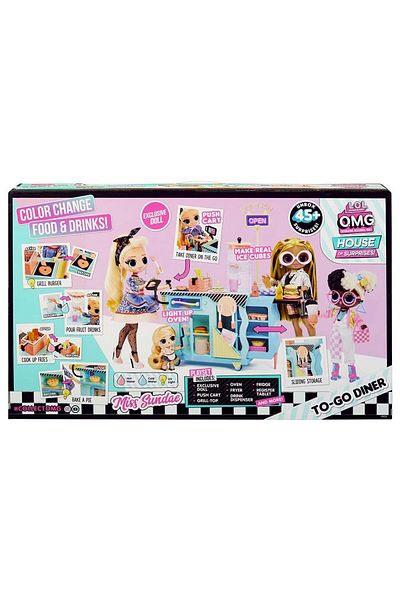 LOL SUPRISE Miss Sundae To Go | Diner Toy | L.o.l. Surprise Omg Fashion Doll With Accessories